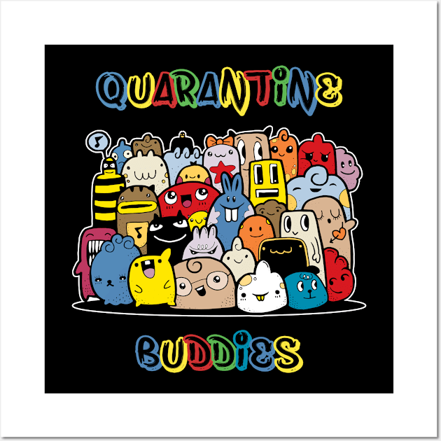 Quarantine Buddies Imagination Wall Art by Retro Vintage